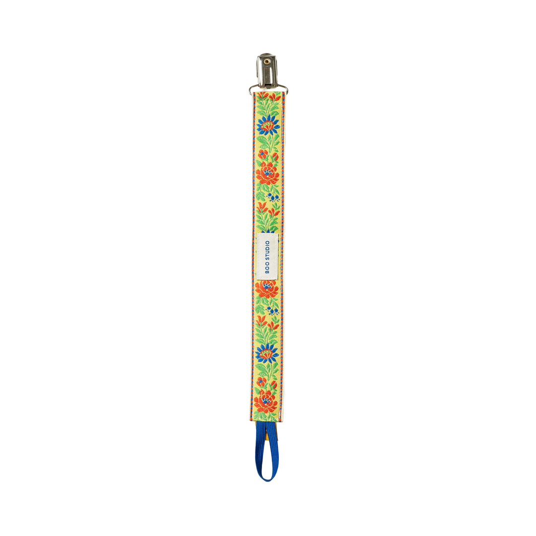 Boo Studio Pacifier Clip Yellow