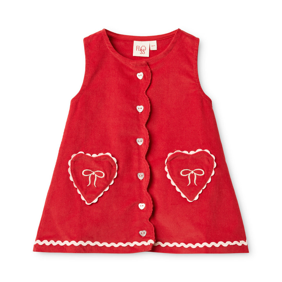 Carol Dress Poppy Red