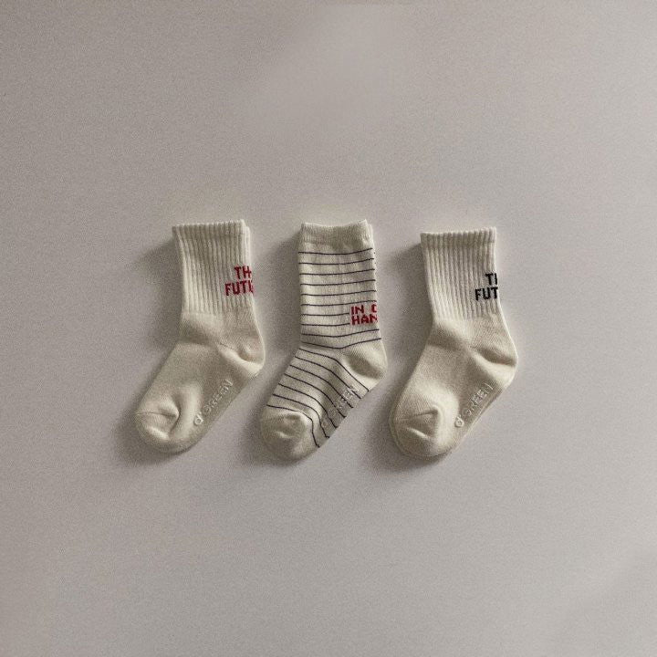 Future Baby Socks Set of 3 - La Gentile Store