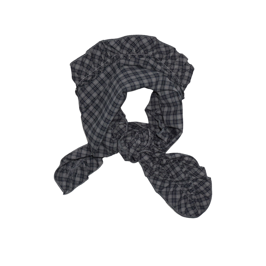 French Scarf Grey Check