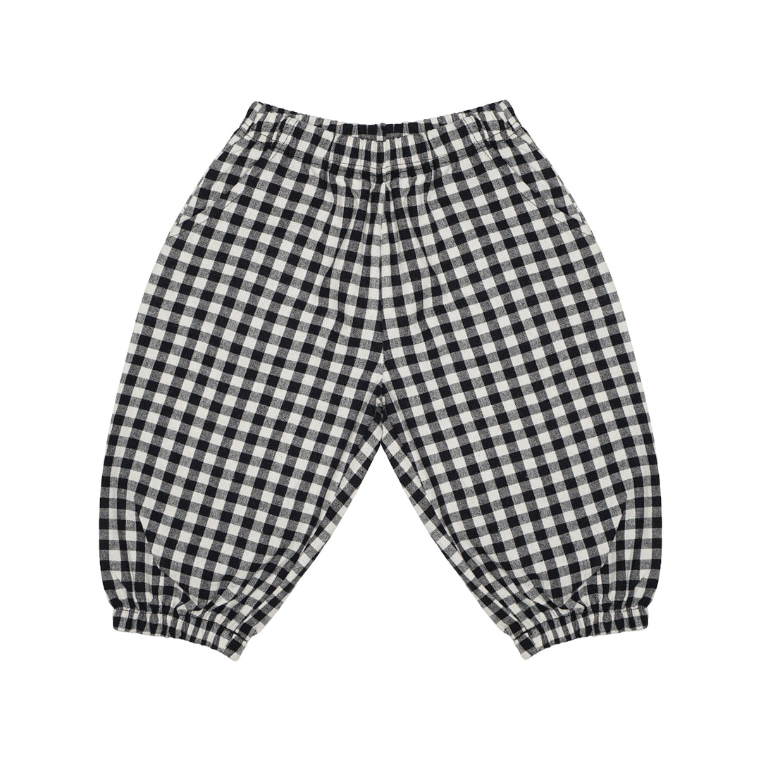 Vichy Check Pants Black