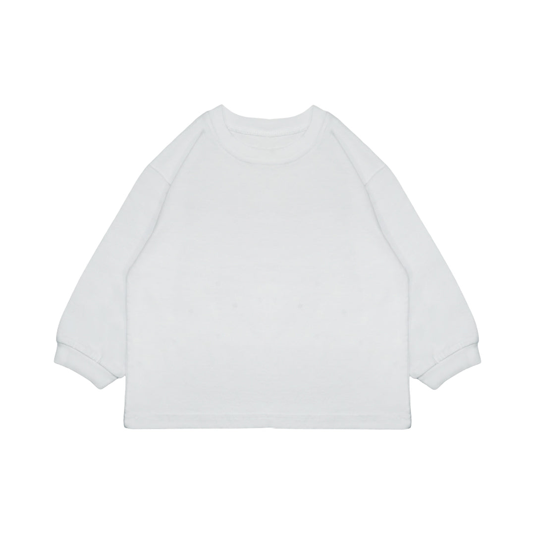 Boxy Longsleeve Shirt White