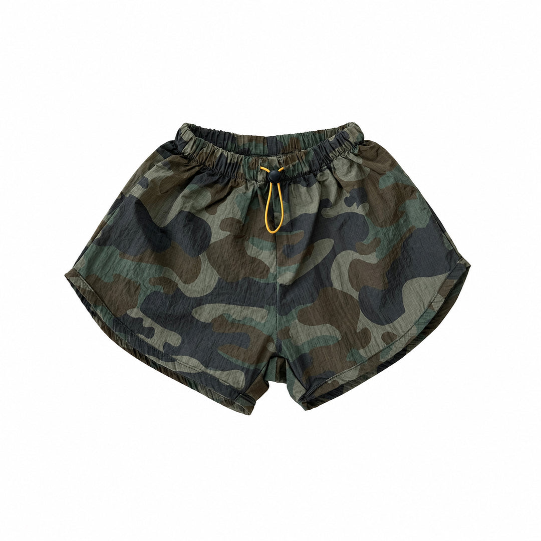Camo Track Shorts