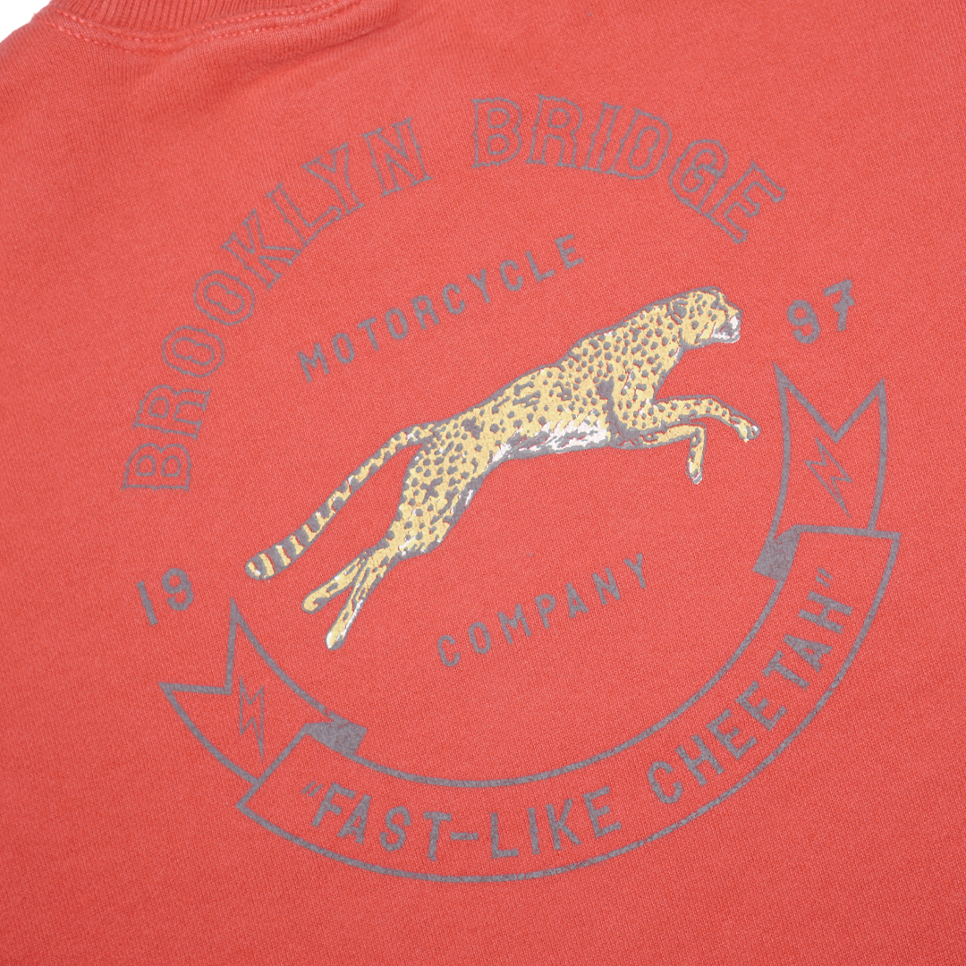 Cheetah Sweatshirt Red