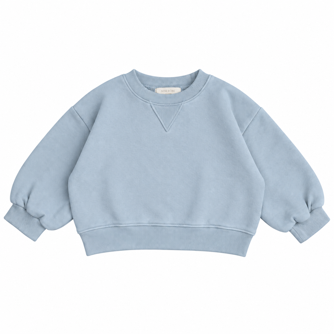 Frame Baby Sweatshirt Light Blue
