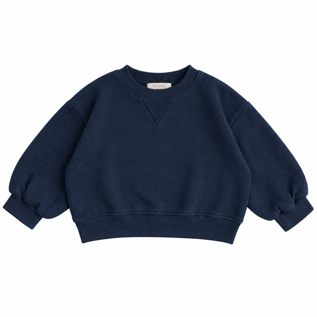 Frame Baby Sweatshirt Navy