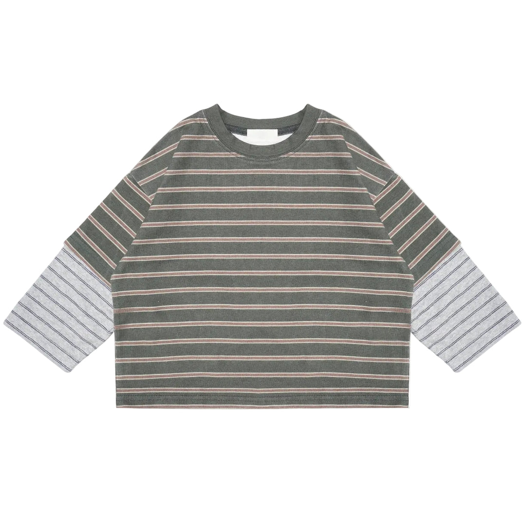 Layered LS Tee Khaki