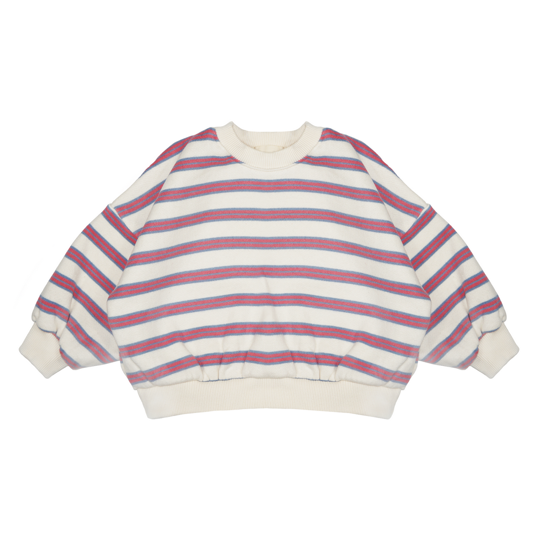 Rose Stripe Sweatshirt