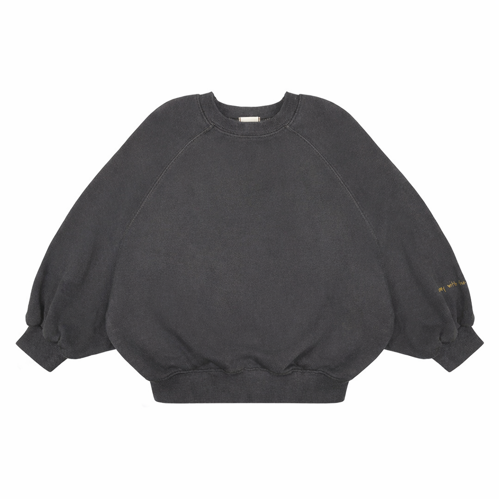 Charcoal Raglan Sweatshirt