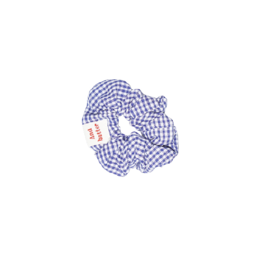 Vichy Scrunchie Blue
