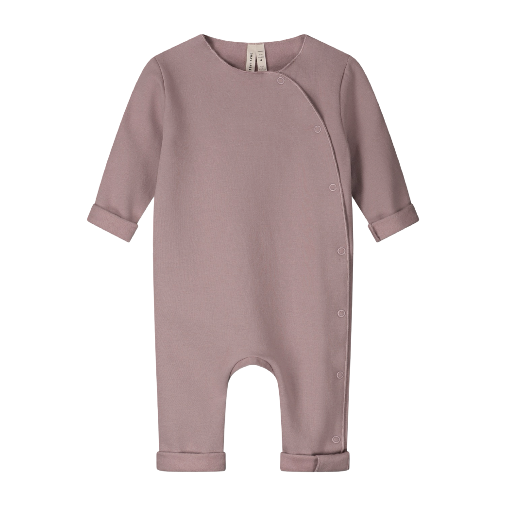 Gray Label Baby Suit with Snaps Berry