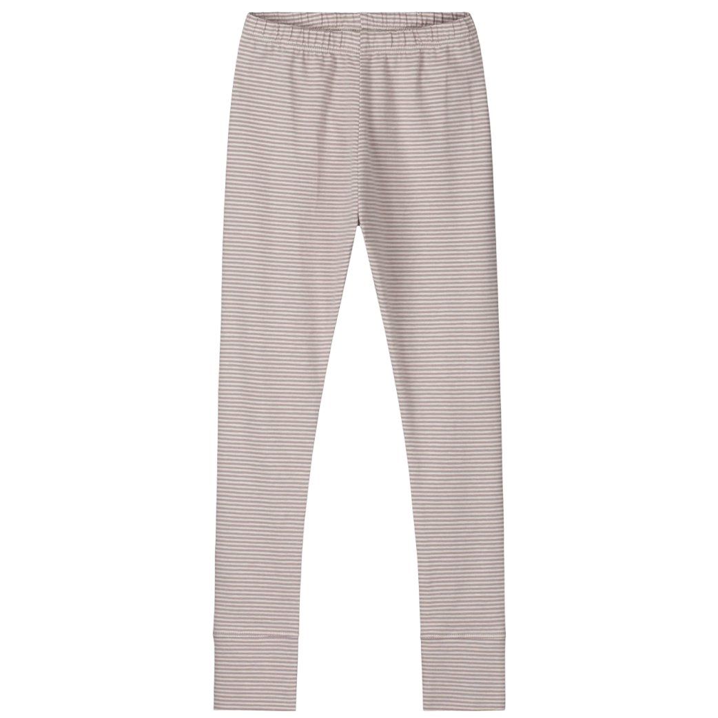 Gray Label Striped Leggings Berry - Cream