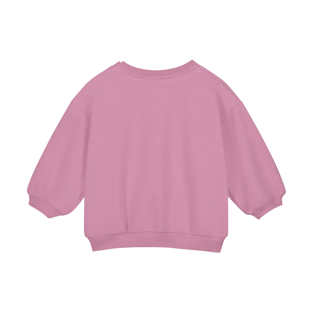 Gray Label Baby Dropped Shoulder Sweater Bubblegum