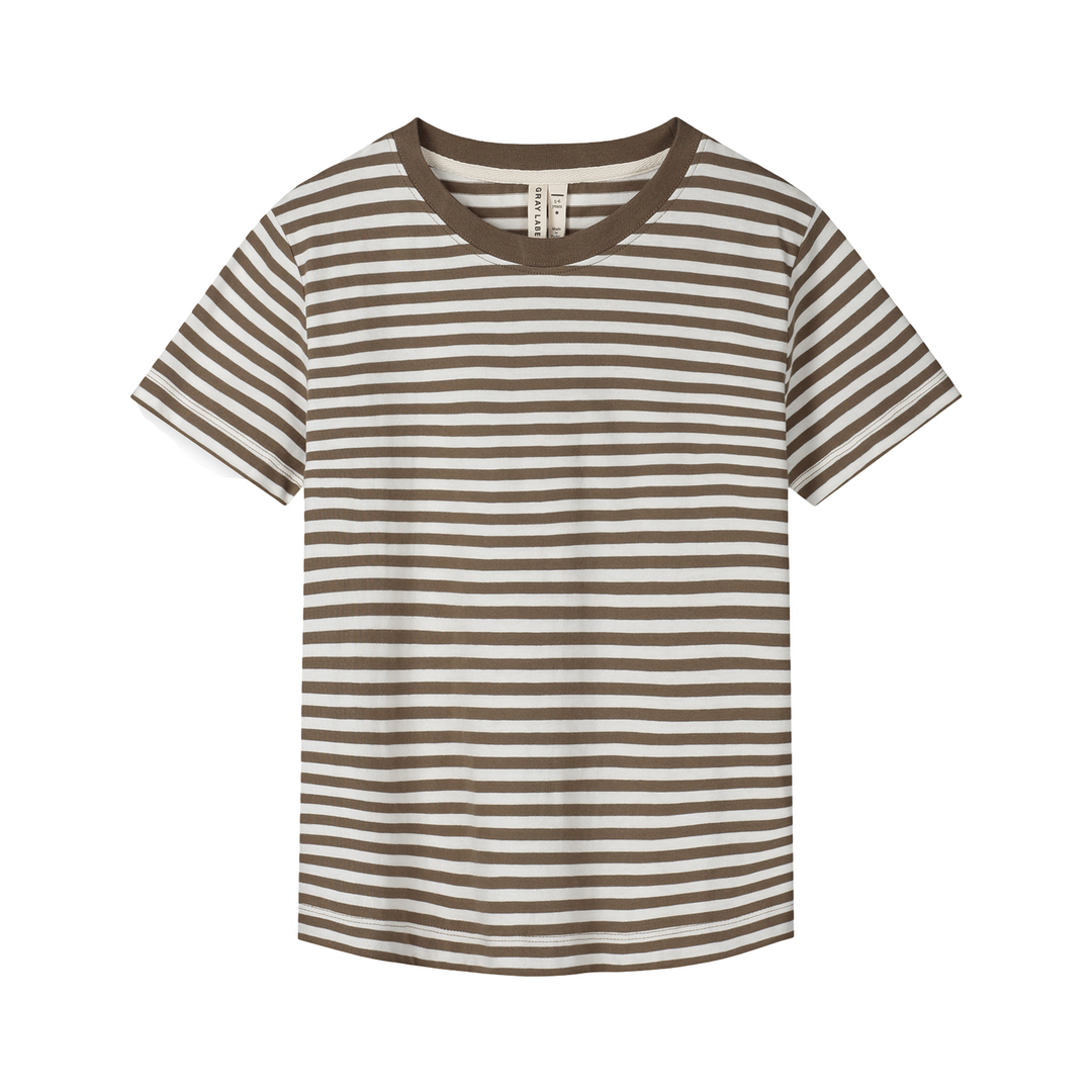 Gray Label Striped Oversized Tee Woody - Cream