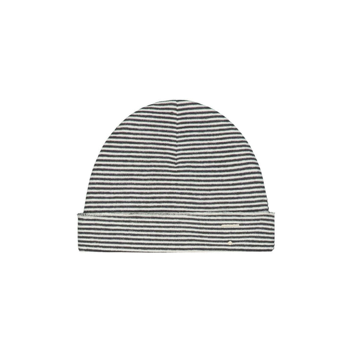 Gray Label Baby Beanie Nearly Black - Cream - La Gentile Store