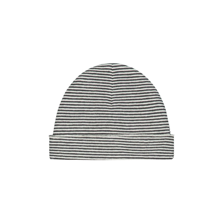 Gray Label Baby Beanie Nearly Black - Cream - La Gentile Store