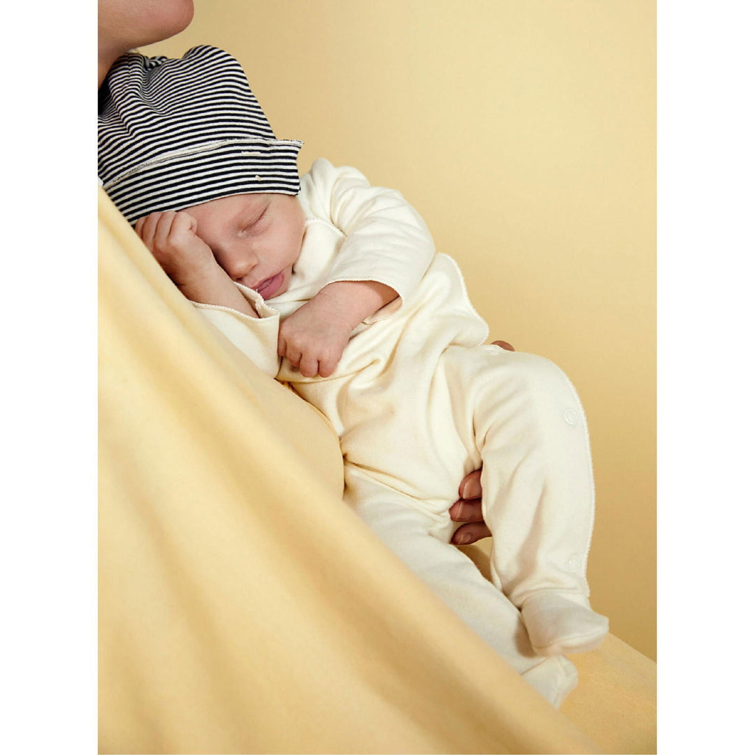 Gray Label Baby Beanie Nearly Black - Cream - La Gentile Store