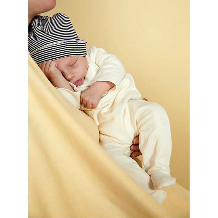Gray Label Baby Beanie Nearly Black - Cream - La Gentile Store