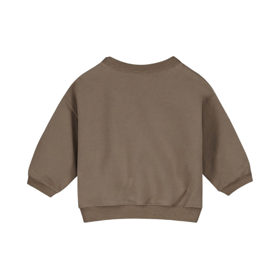 Gray Label Baby Dropped Shoulder Sweater Brownie - La Gentile Store