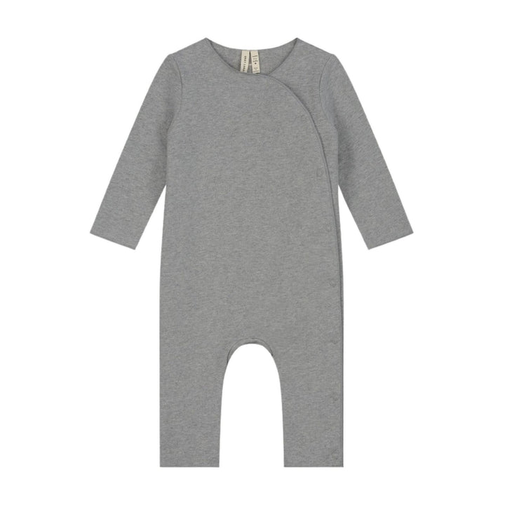 Gray Label Baby Suit with Snaps Grey Melange - La Gentile Store