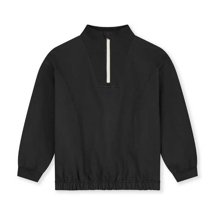 Gray Label Half Zip Jumper Nearly Black - La Gentile Store