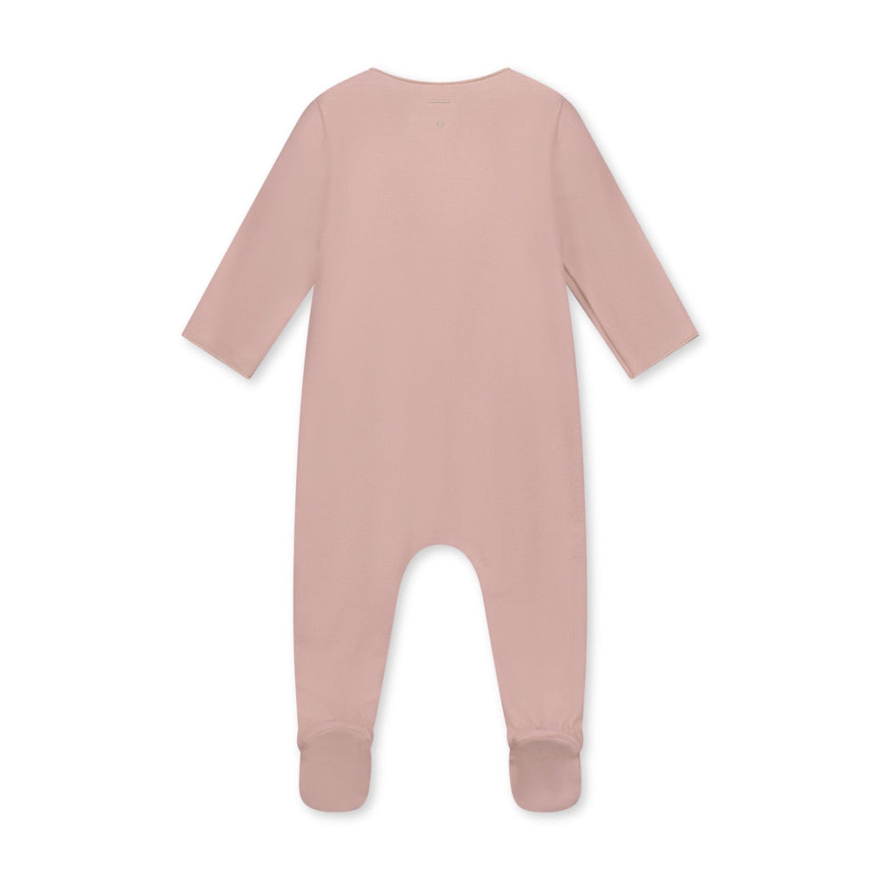 Gray Label Newborn Suit With Snaps Faded Pink - La Gentile Store