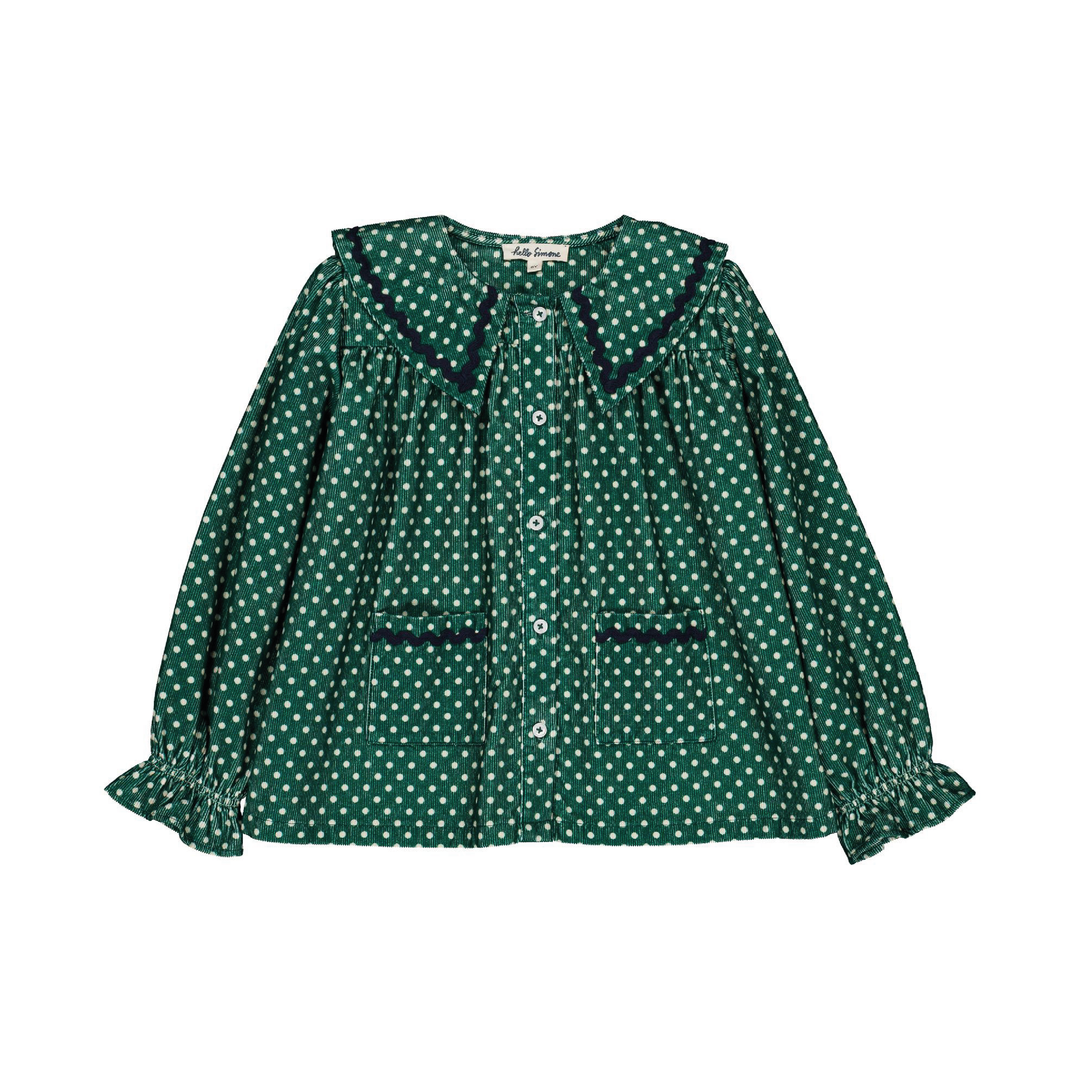 Hello Simone Flo Blouse Mint Dot