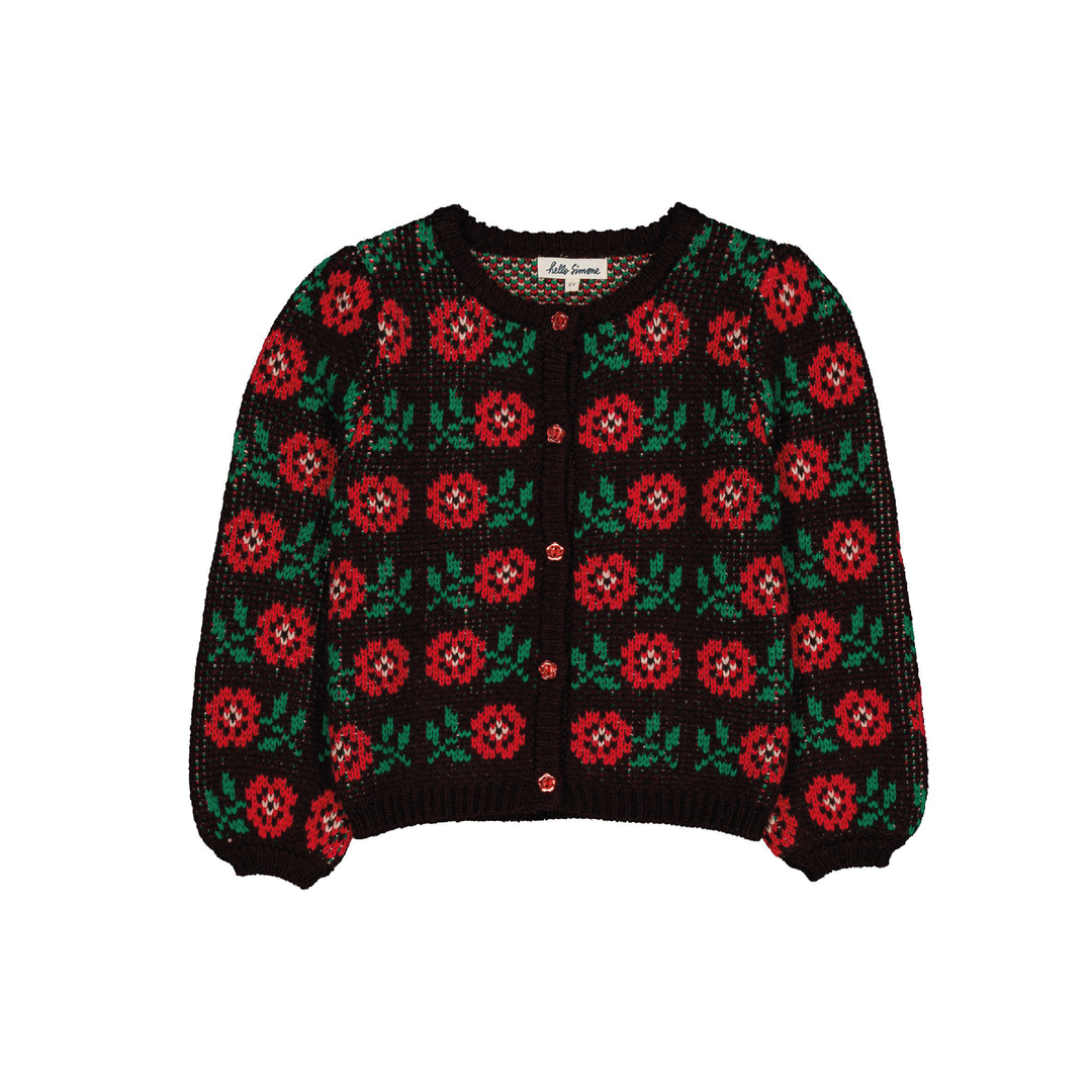 Hello Simone Lison Cardigan Poppy