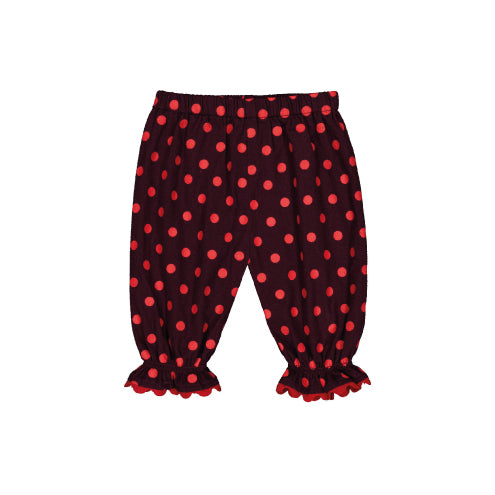 Hello Simone Mignon Baby Pants Plum Dots