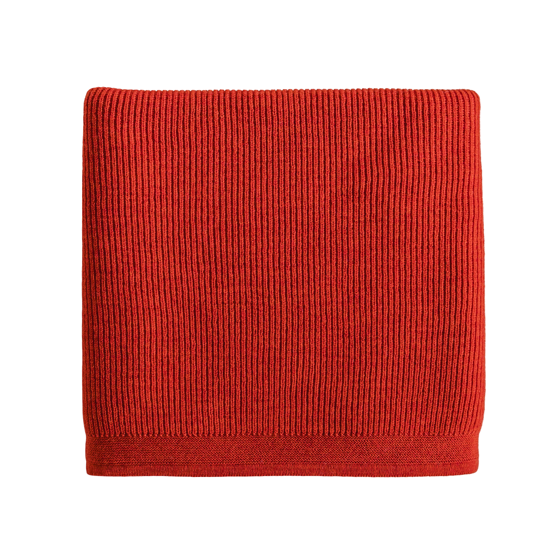 Hvid Blanket Felix Red