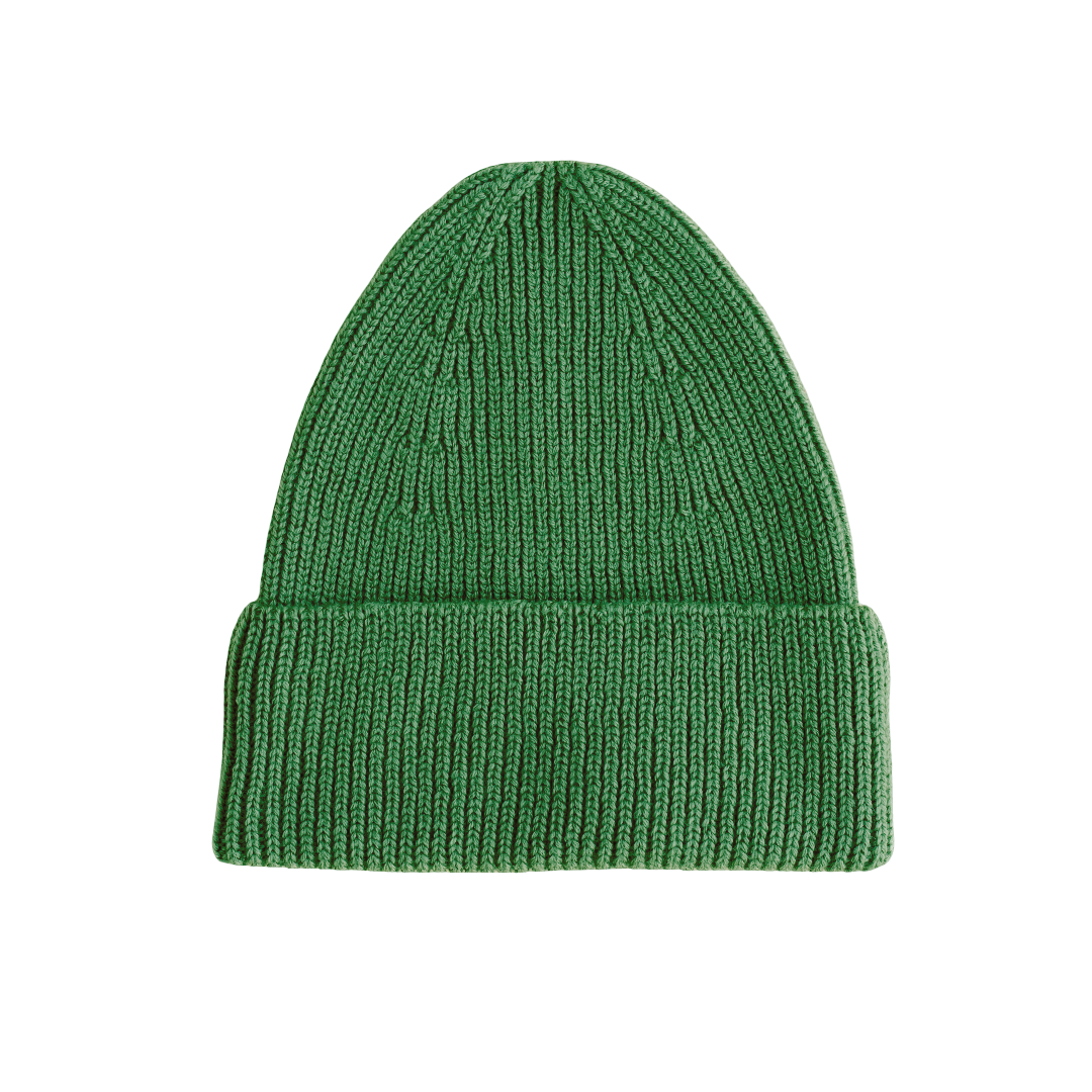 Hvid Fonzie Beanie Grass