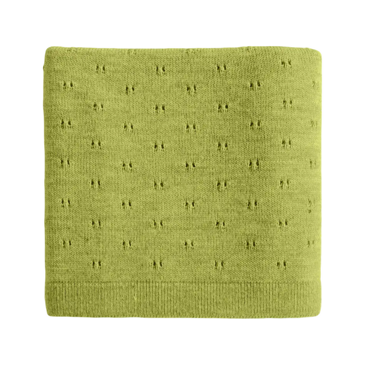Hvid Blanket Bibi Lime