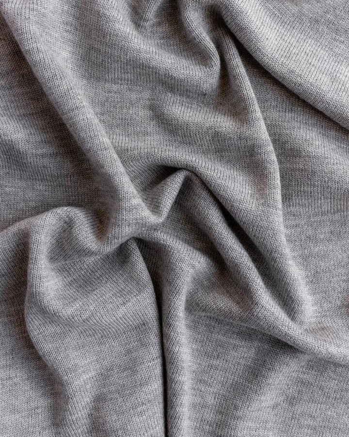 Hvid Blanket Didi Grey Melange - La Gentile Store