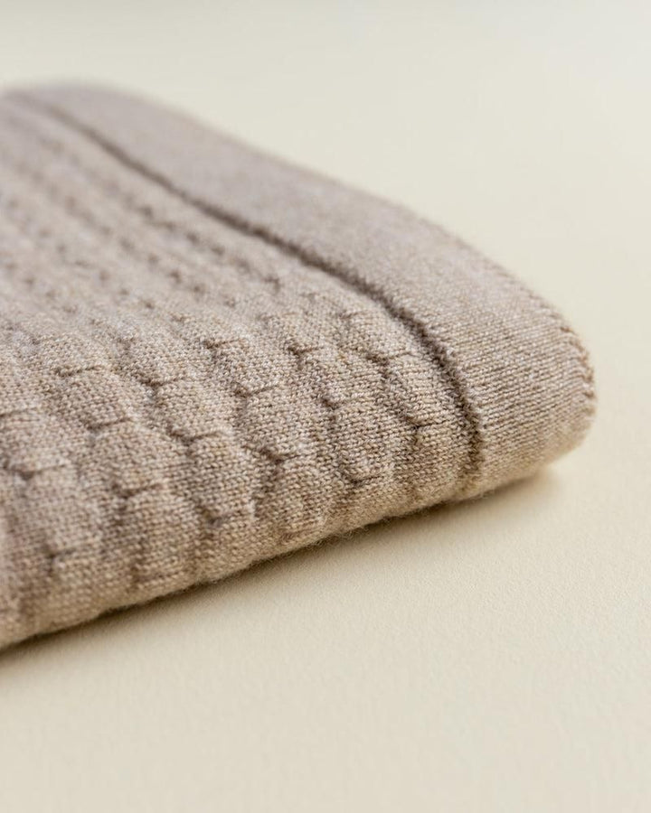 Hvid Blanket Frankie Sand - La Gentile Store