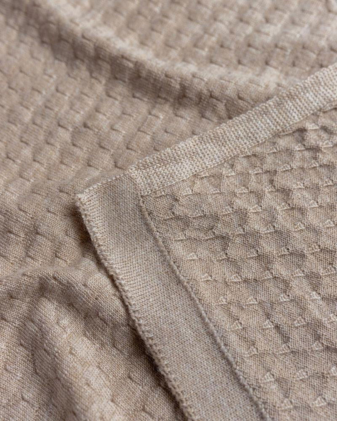 Hvid Blanket Frankie Sand - La Gentile Store