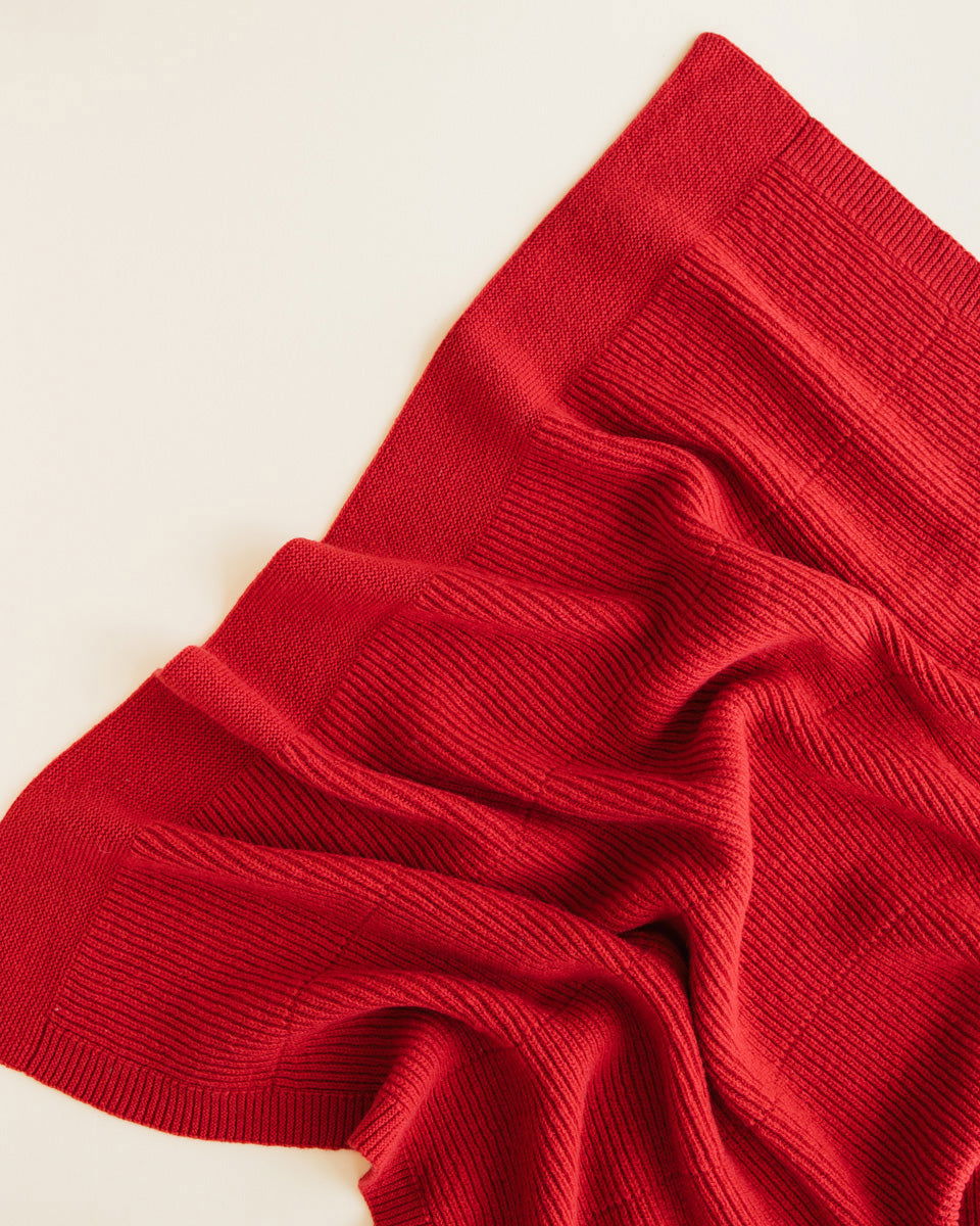 Hvid Blanket Gaston Apple Red - La Gentile Store