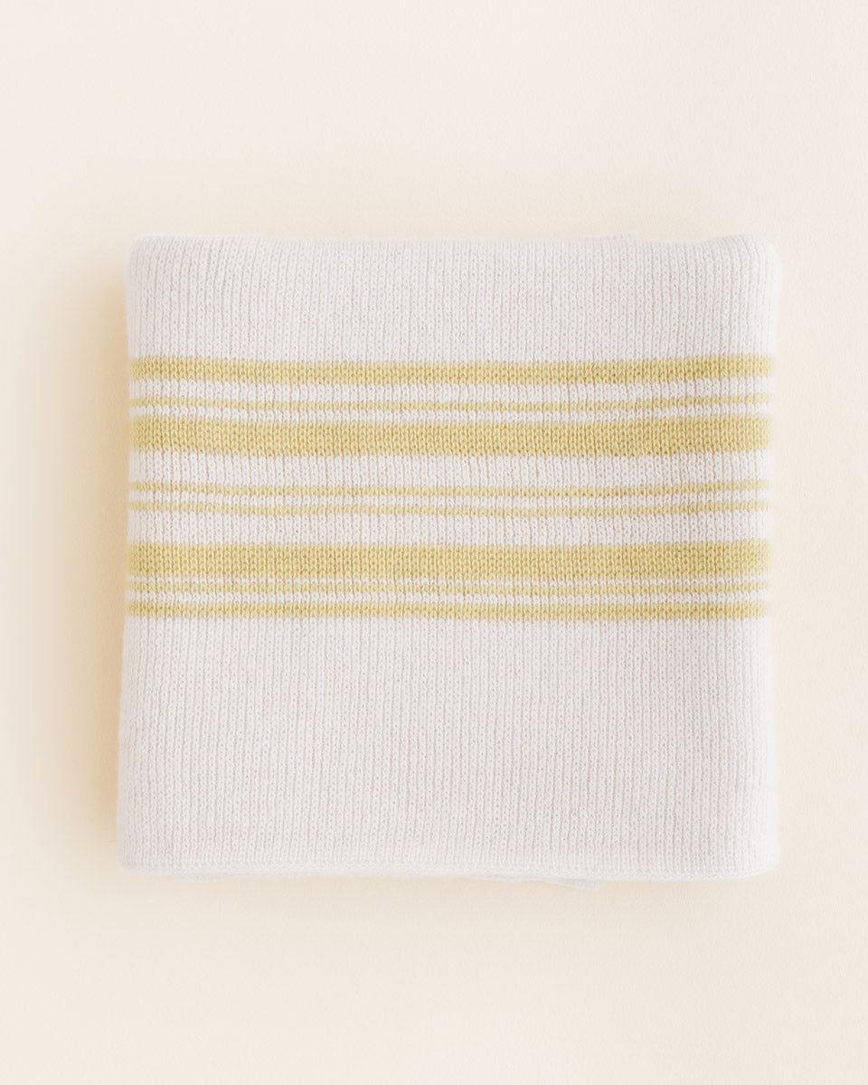 Hvid Blanket Gilbert Light Yellow - La Gentile Store