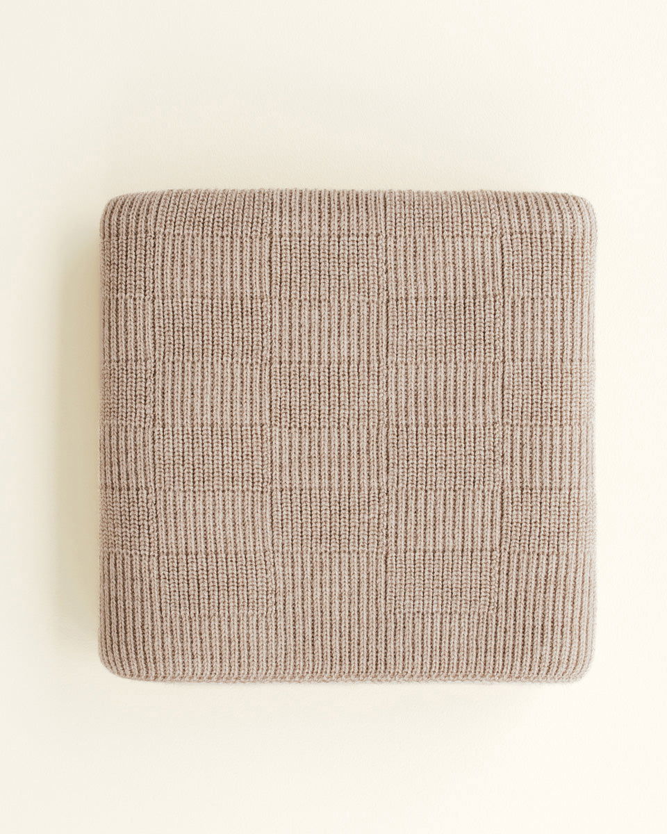 Hvid Blanket Ivy Sand - La Gentile Store
