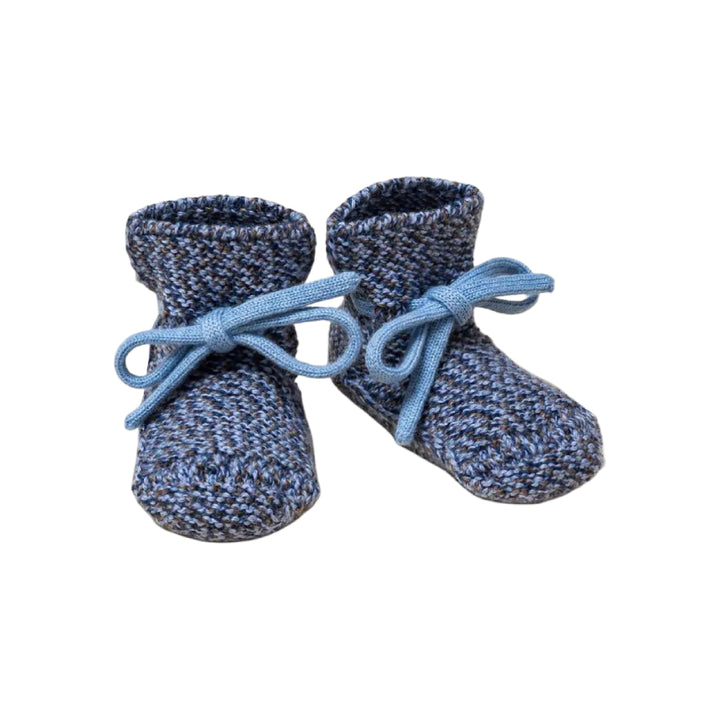 Hvid Booties Happy Melange Blue