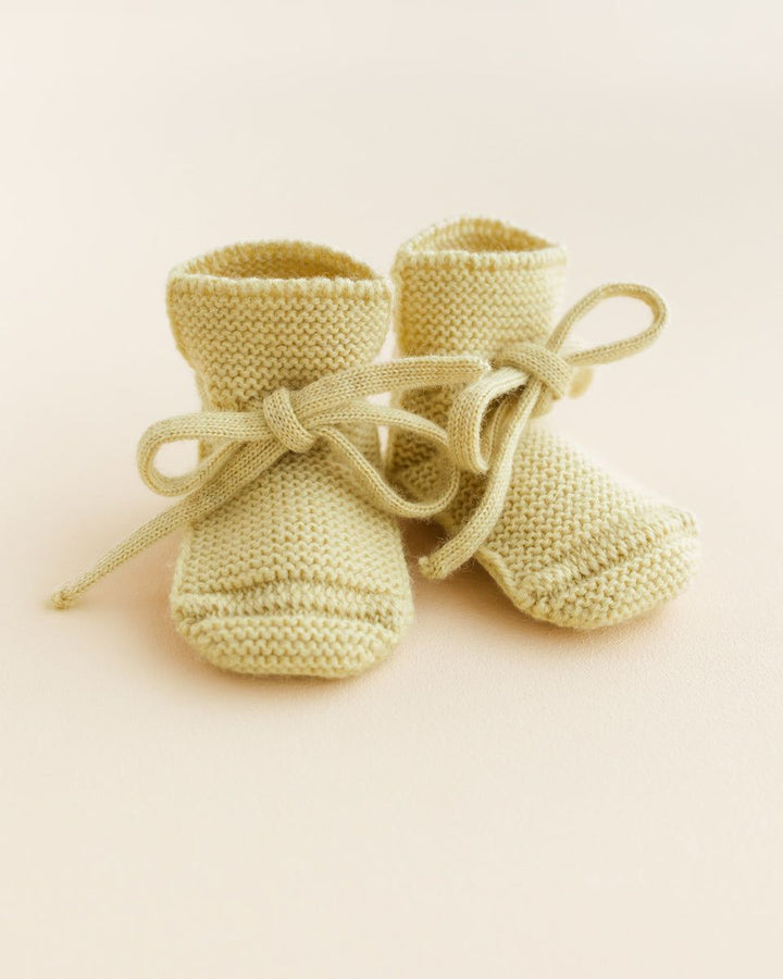 Hvid Booties Light Yellow - La Gentile Store