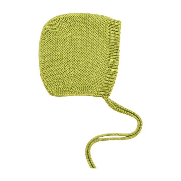 Hvid Newborn Bonnet Dolly Lime