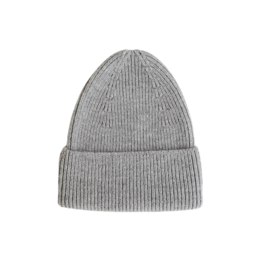 Hvid Fonzie Kids Beanie Grey Melange