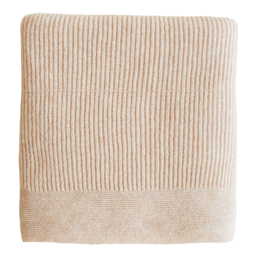 Hvid Blanket Gaston Soft Beige