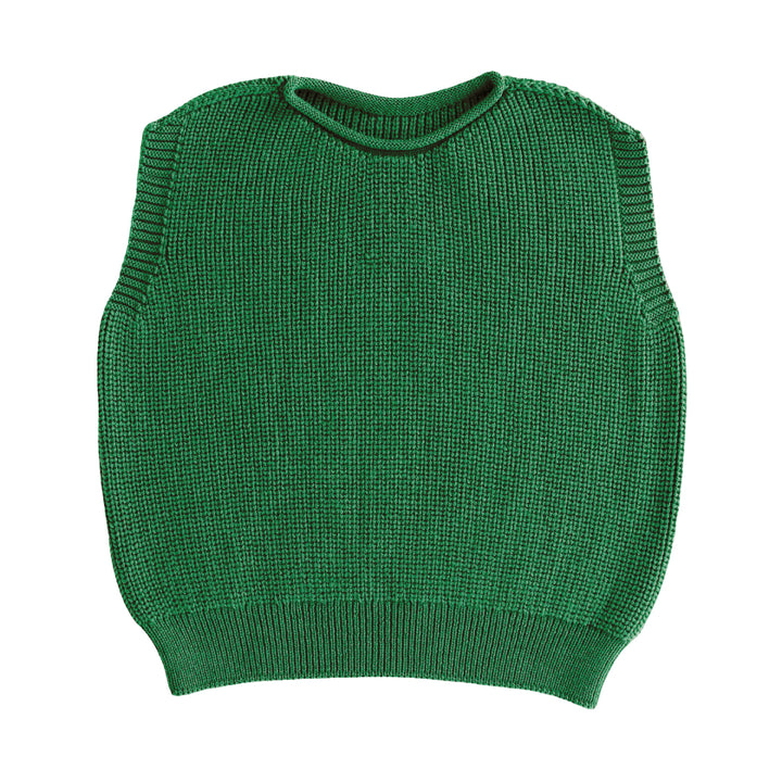 Hvid Harvey Vest Grass – Merinowol