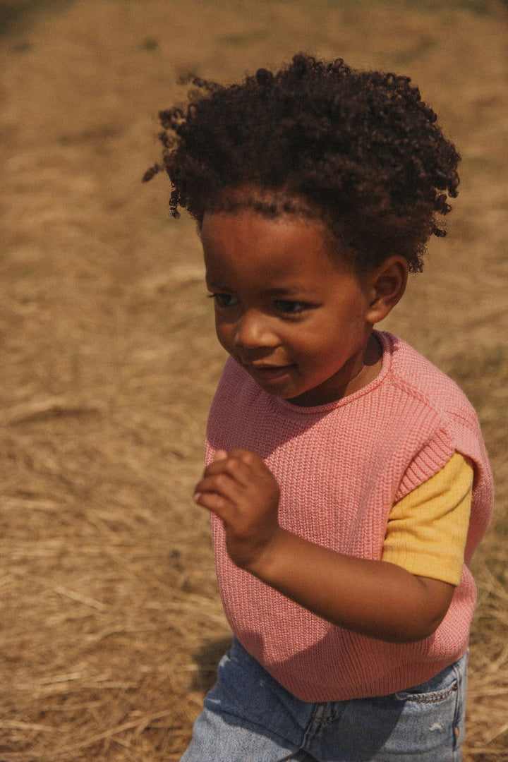 Hvid Vest Harvey Kids Bubblegum - La Gentile Store