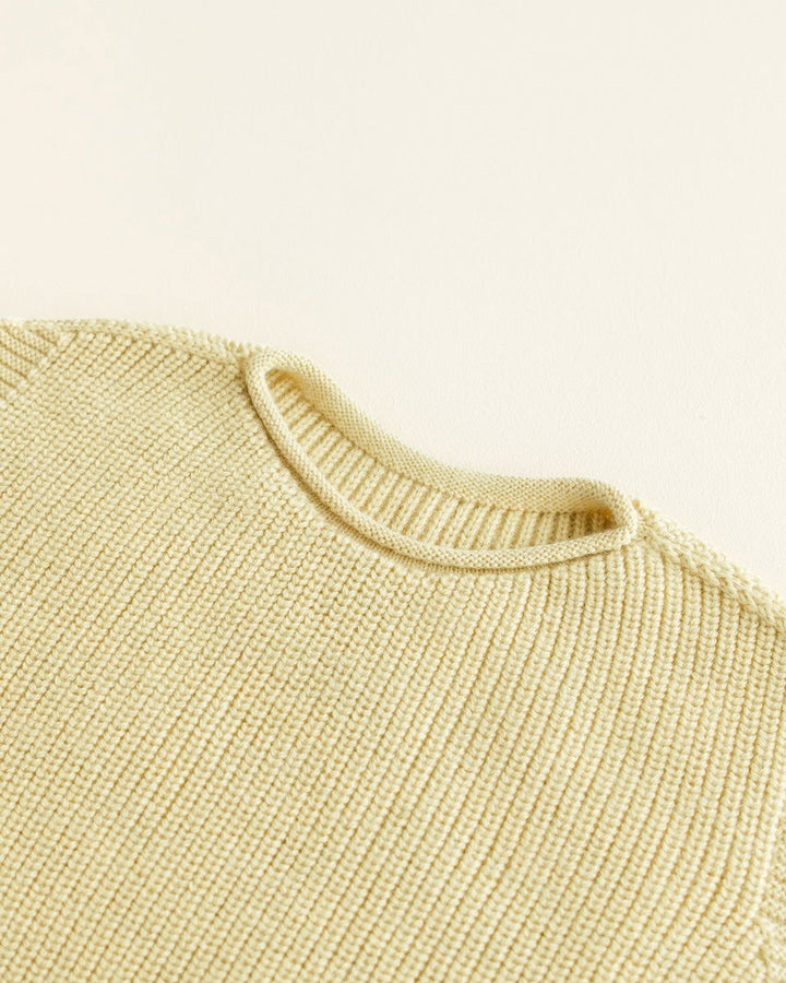 Hvid Vest Harvey Kids Light Yellow - La Gentile Store