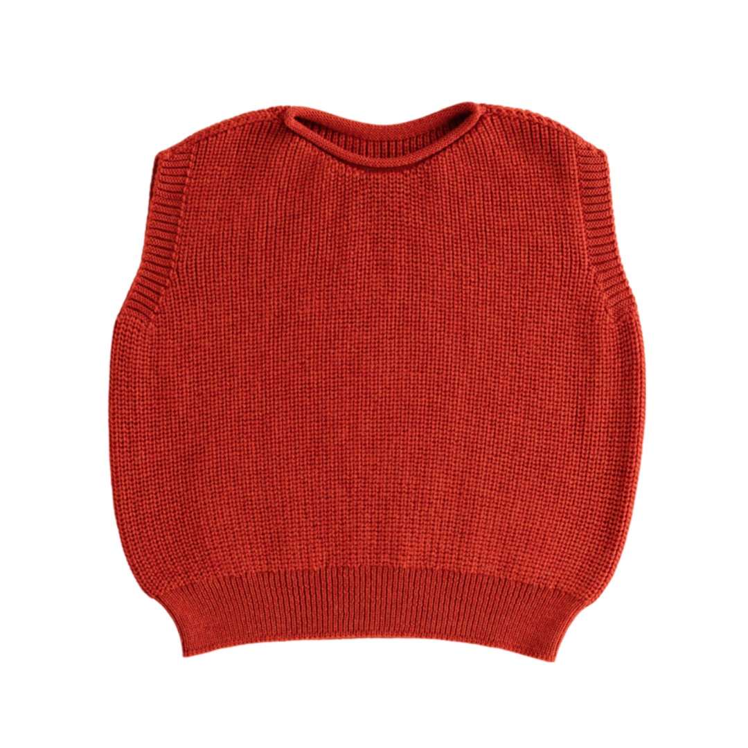 Hvid Vest Harvey Kids Red - La Gentile Store
