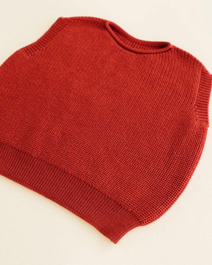 Hvid Vest Harvey Kids Red - La Gentile Store