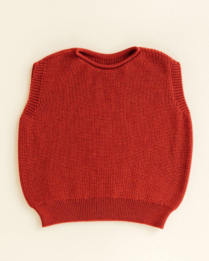 Hvid Vest Harvey Kids Red - La Gentile Store