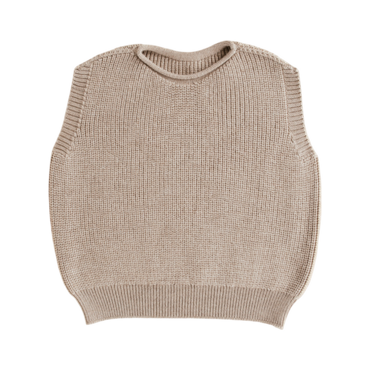 Hvid Vest Harvey Kids Sand - La Gentile Store